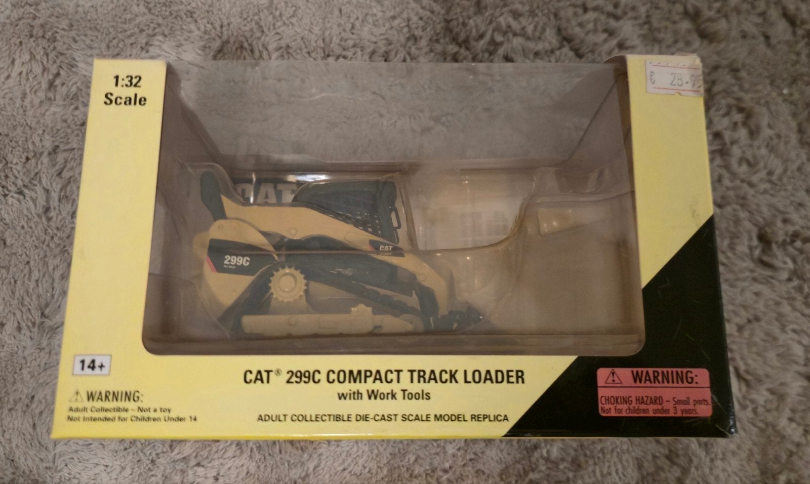 CAT 299C Compact Track Loader met Hulpstukken 1:32, Overige merken, 1:32 tot 1:50, Overige typen, Ophalen of Verzenden
