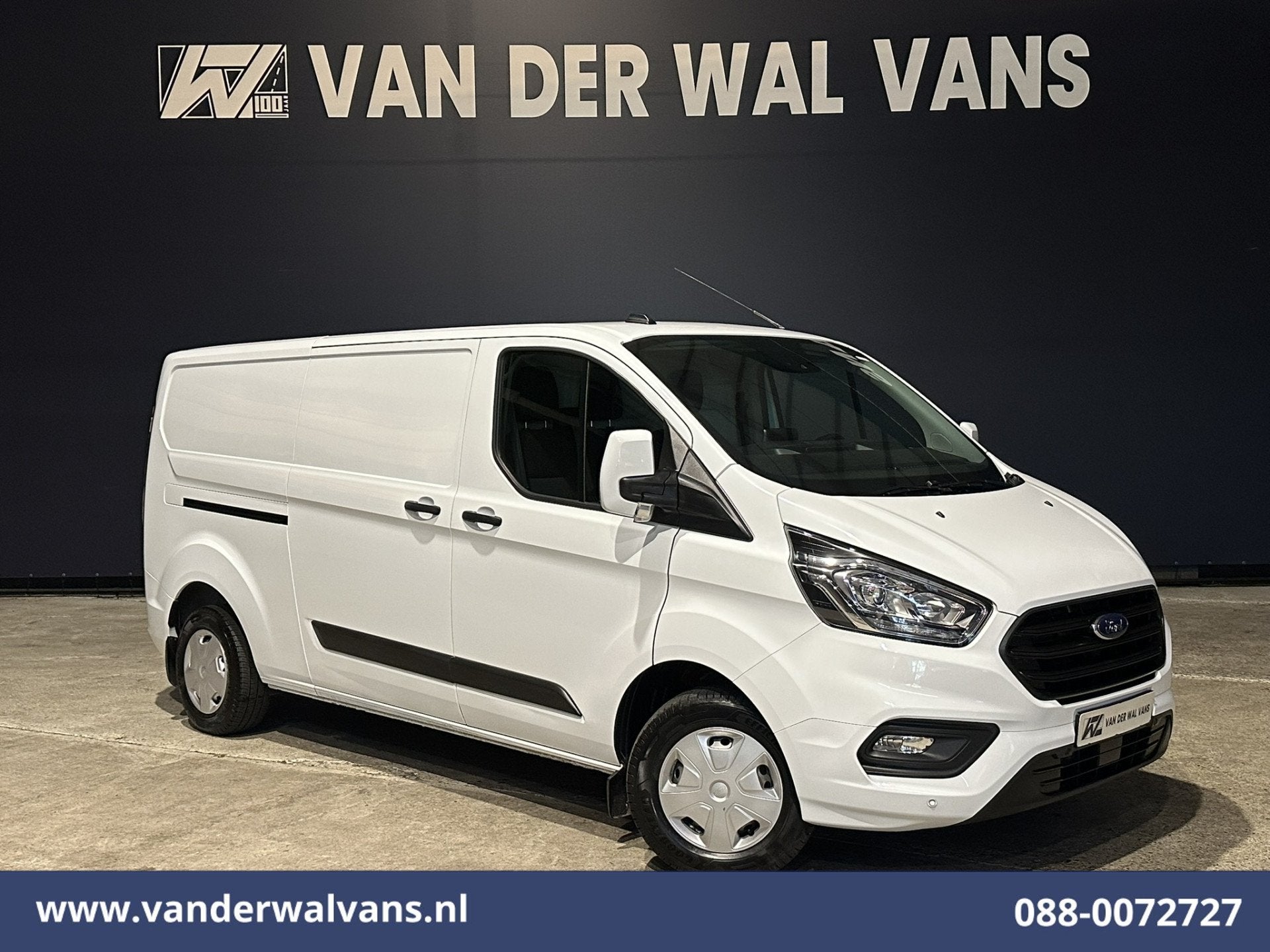 Ford Transit Custom 2.0 TDCI 105pk L2H1 Euro6 Airco | Camera, Auto's, Voorwielaandrijving, Dealer onderhouden, 4 cilinders, Wit