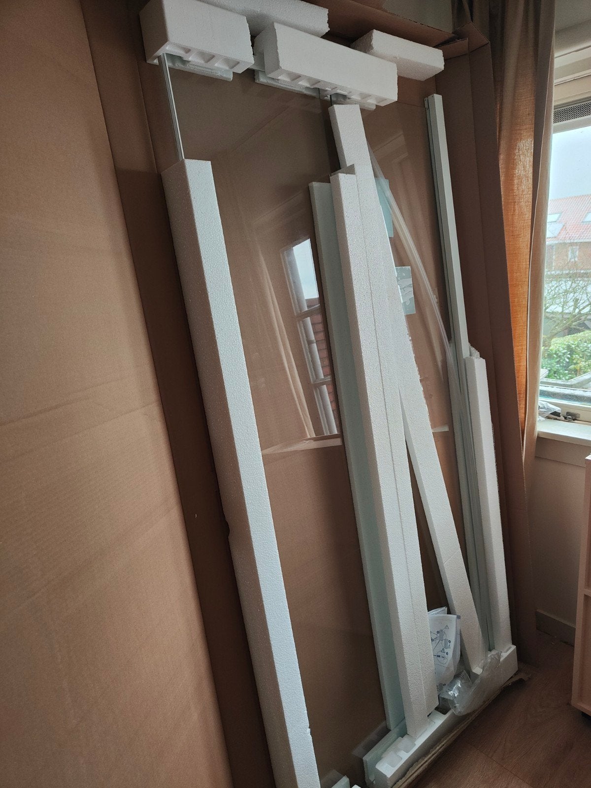 Douchecabine schuifdeuren hoekinstap DUKA STILA 2000, Ophalen, Overige typen, Nieuw, 50 tot 100 cm