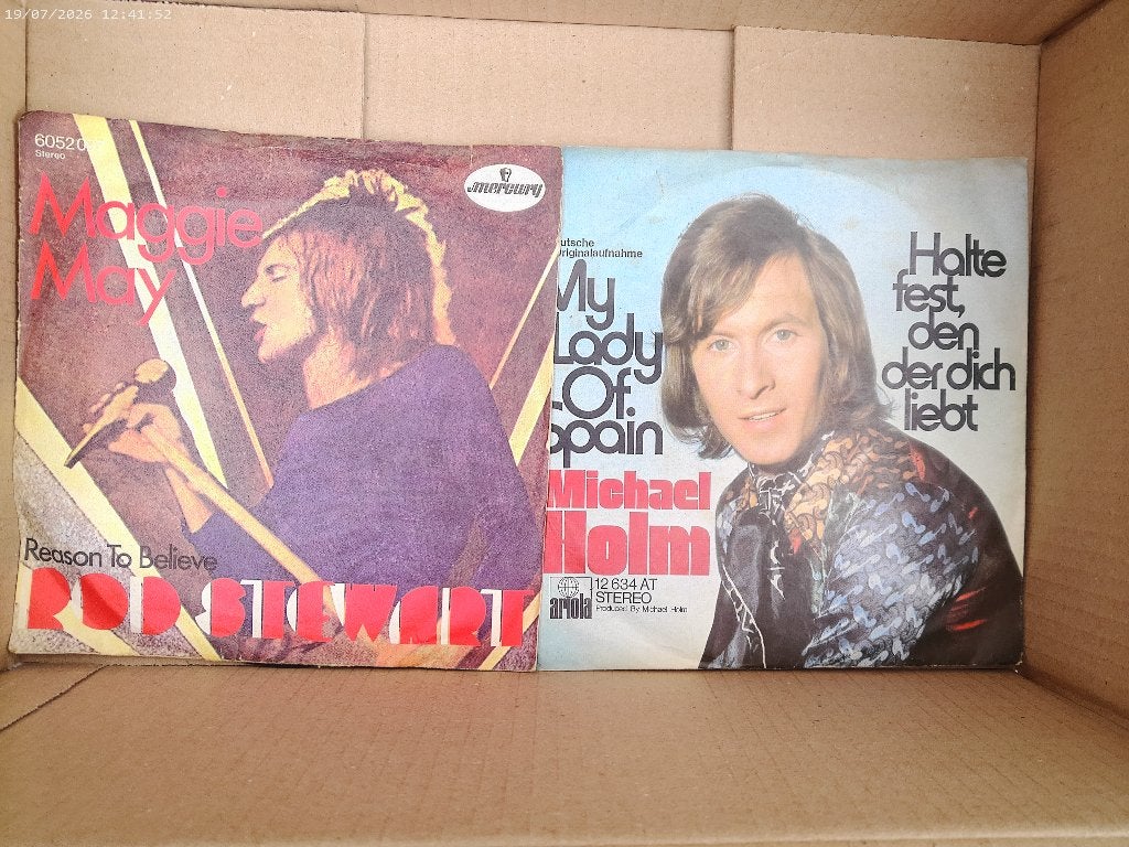 Partij verzameling opruiming Vinyl singles   K, Gebruikt, 7 inch, Ophalen of Verzenden, Pop