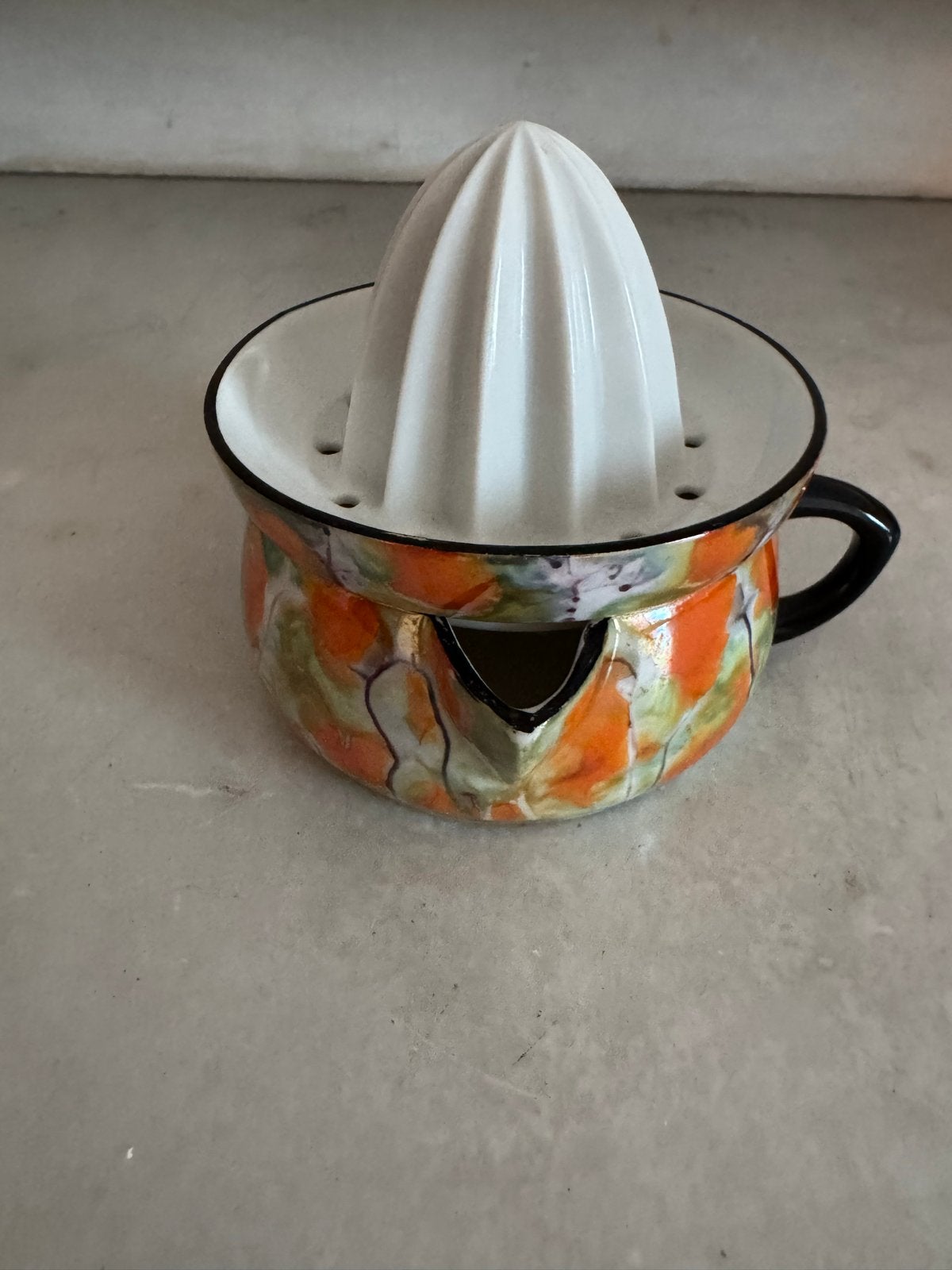 Vintage keramische citruspers, Ophalen of Verzenden