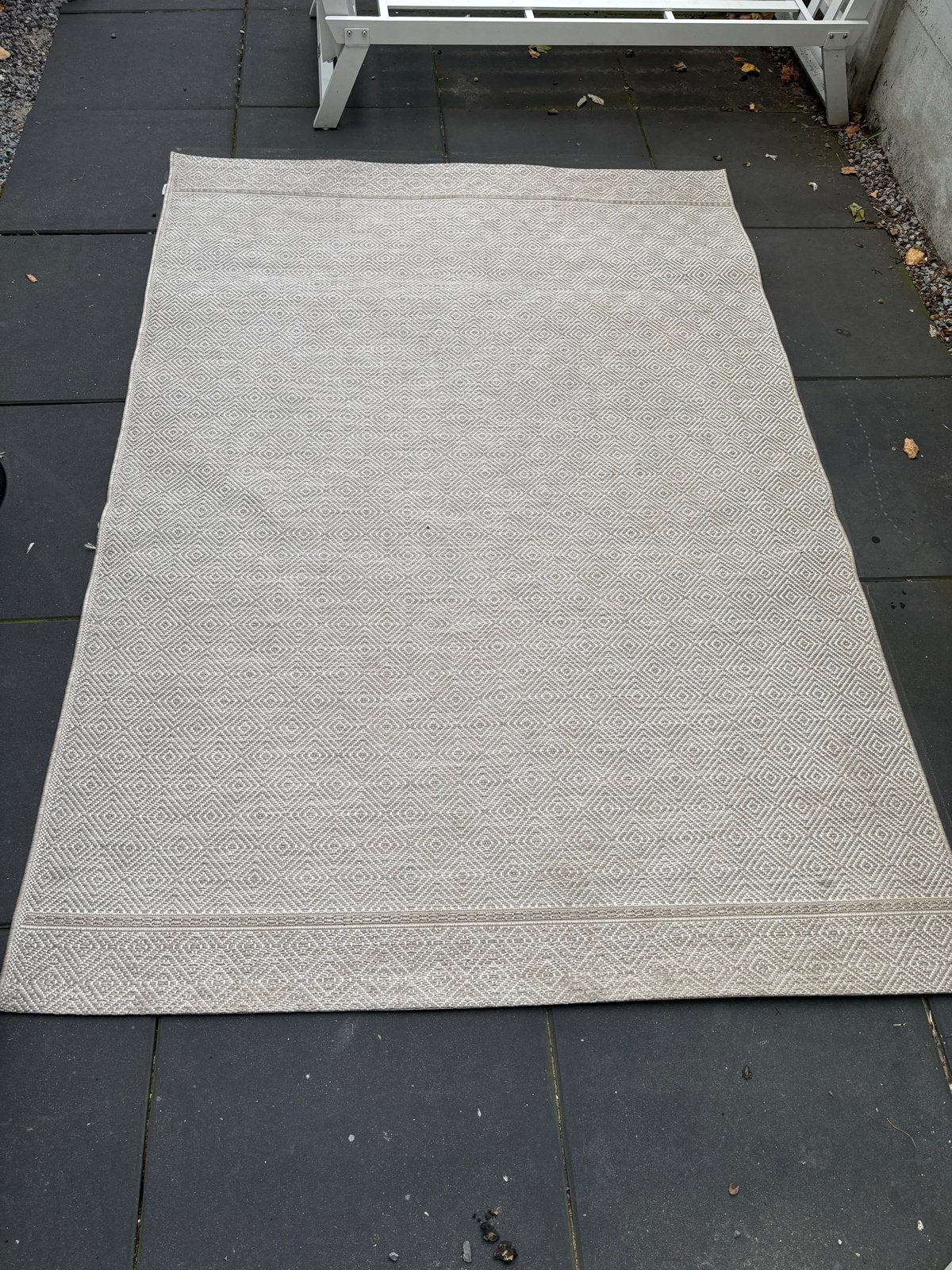 Lafuma Buitentapijt Hegoa Beige 155x230 cm, Ophalen, Beige, 150 tot 200 cm, 200 cm of meer