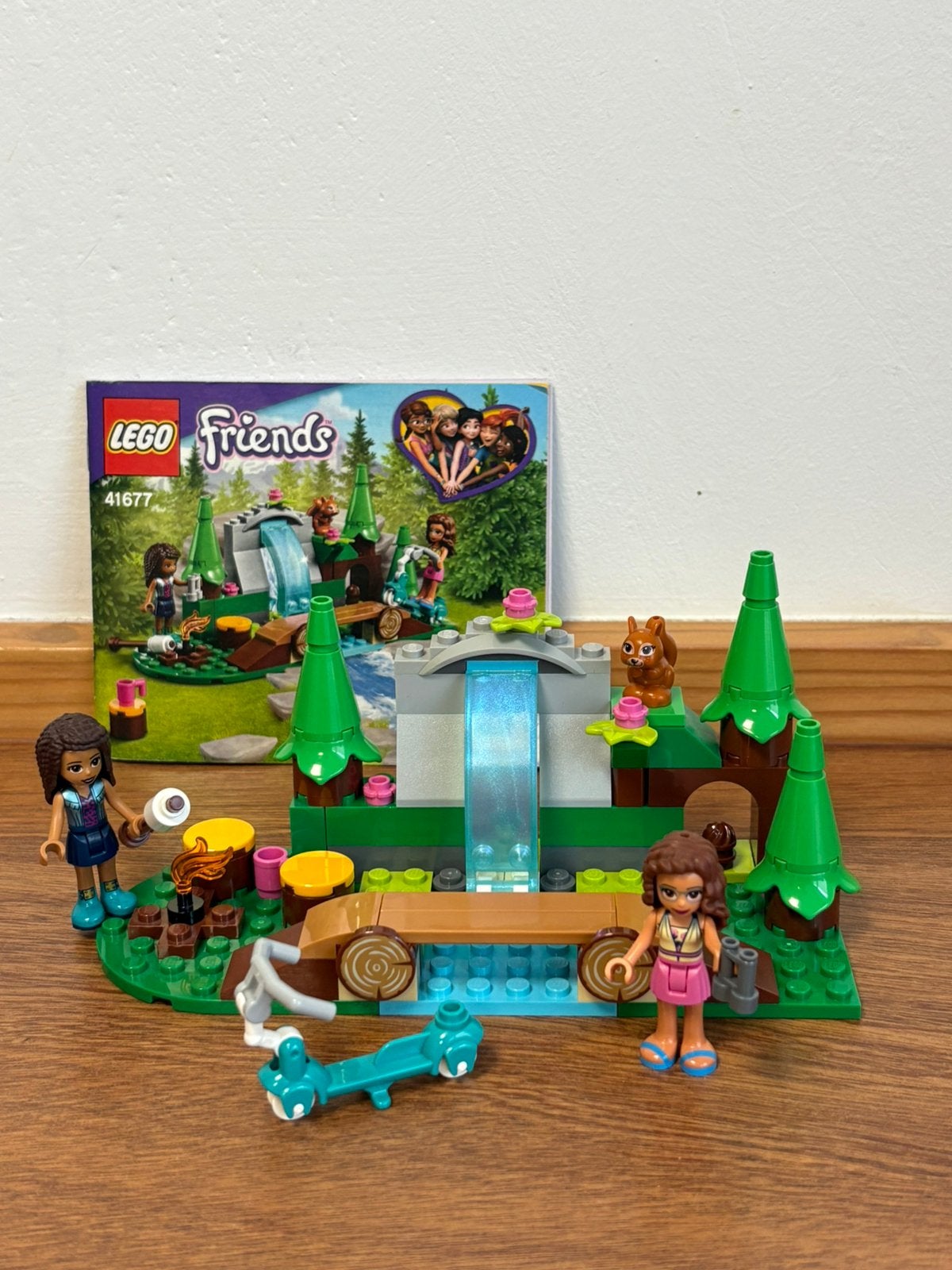 Lego Friends 41677 waterval bij het bos (compeet), Lego, Friends, Ophalen of Verzenden, Zo goed als nieuw