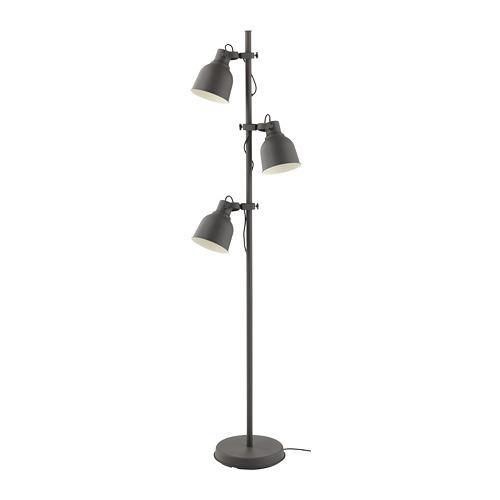 Hektar vloerlamp met 3 spots - IKEA, Ophalen, Gebruikt
