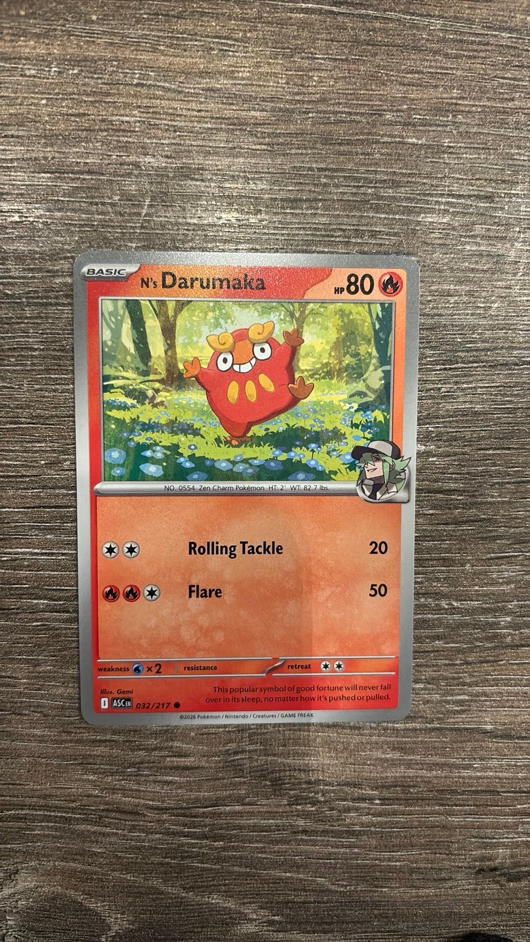 ASC N’s Darumaka 032/217, Ophalen of Verzenden, Zo goed als nieuw