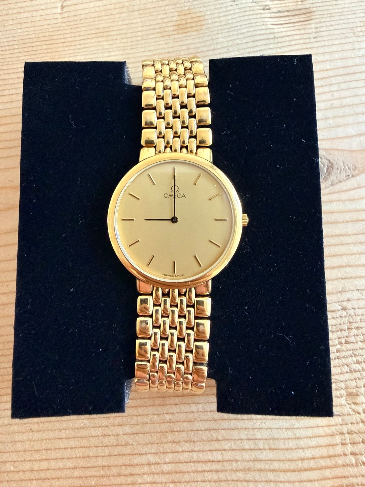 Omega de ville horloge, Verzenden, Zo goed als nieuw, Staal, Overige merken