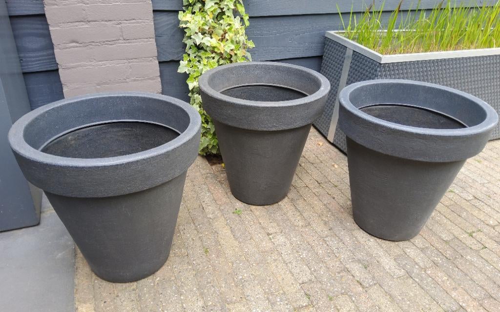 Bloempotten, Tuin en Terras, Bloempotten, Ophalen, Kunststof, Gebruikt, 40 cm of meer