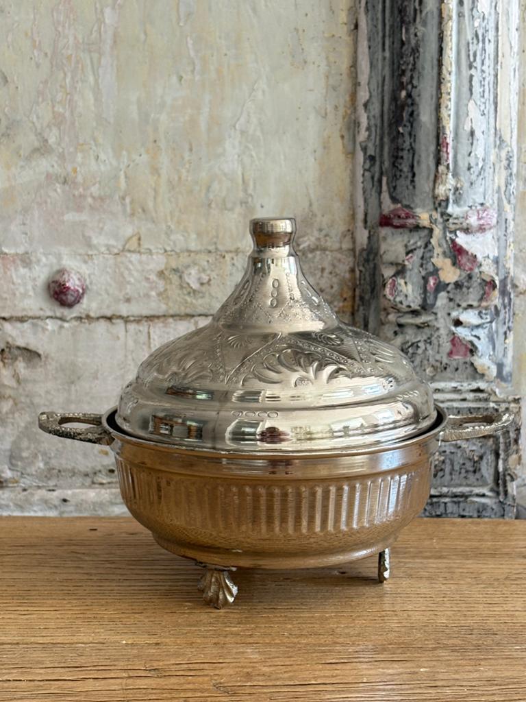 Marokkaanse sweetsbowl serveerschaal met deksel, Ophalen of Verzenden