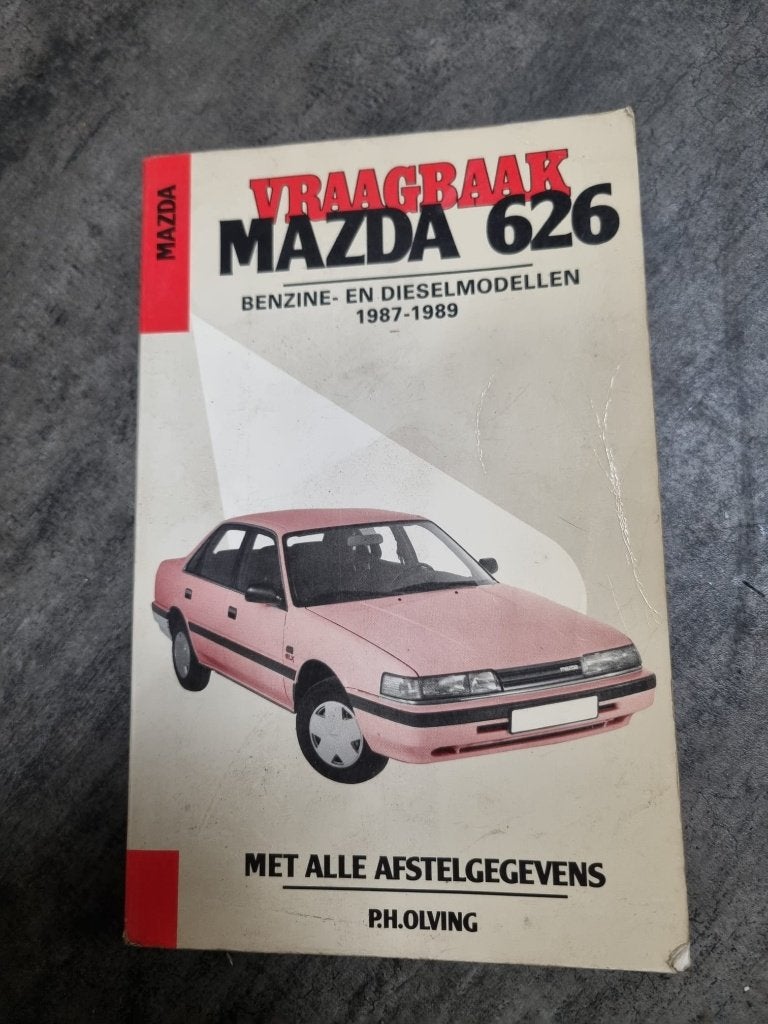 Vraagbaak Mazda 626 1987-1989, Auto diversen, Ophalen of Verzenden