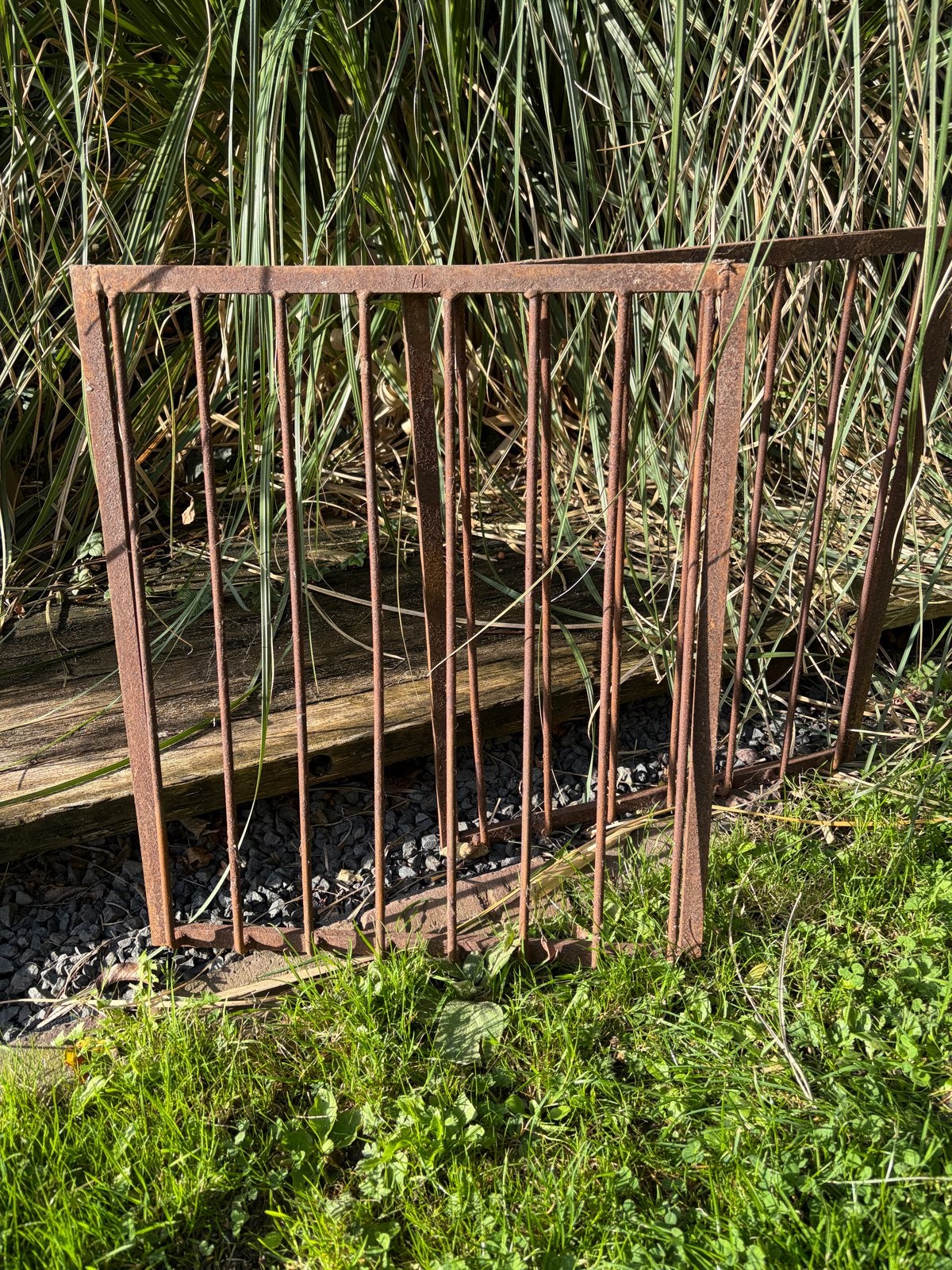 Decoratieve metalen rekken (paardenruif-stijl), Ophalen of Verzenden, Gebruikt