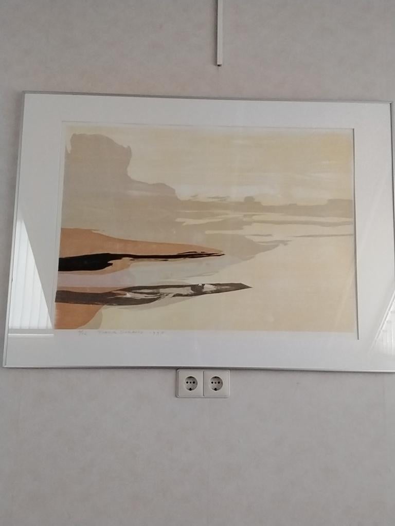 Frank Dekkers Litho - Landschap 1995 (110x80 cm), Ophalen