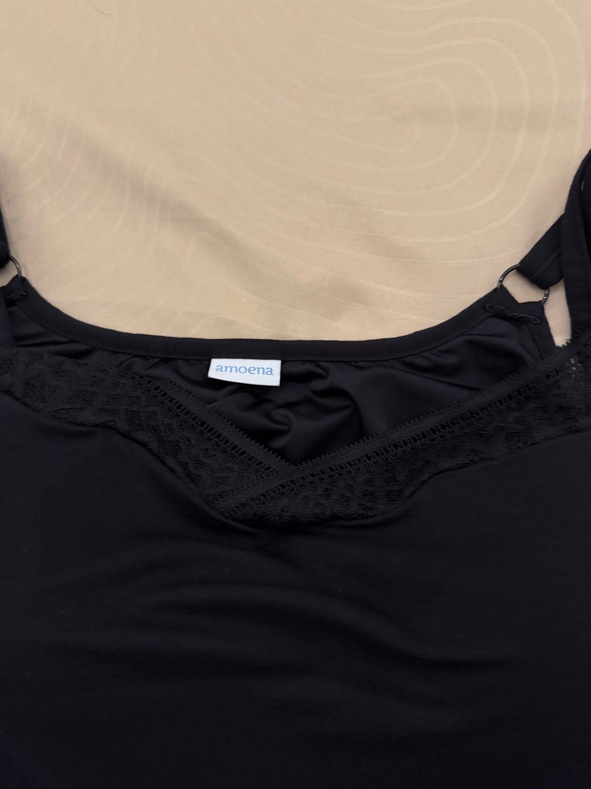 Amoena Prothese Hemd - Zwart met kant, Kleding | Dames, Ophalen of Verzenden, Zwart, Hemd