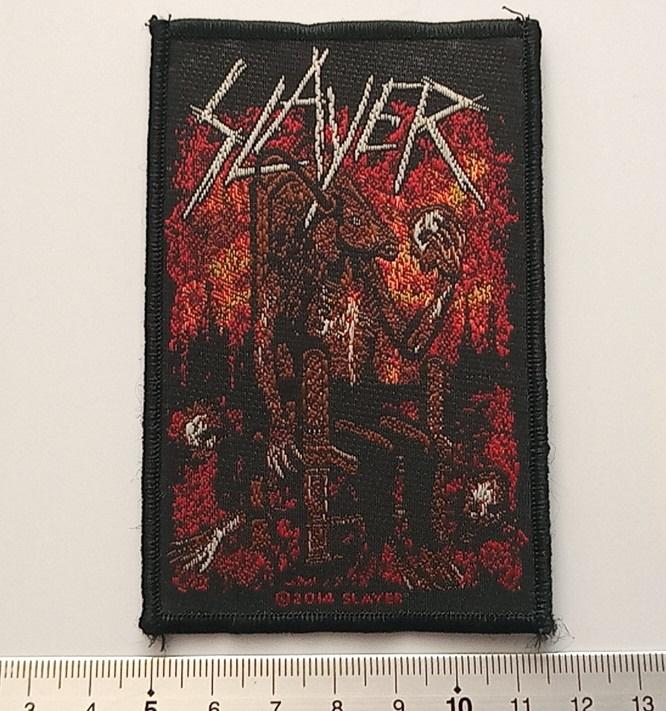 Slayer zeer mooie devil on throne 2014 patch 118, Verzenden, Nieuw, Kleding