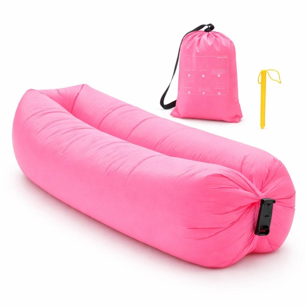 Opblaasbare Luchtbank / Laybag – Nieuw – Diverse Kleuren, Caravans en Kamperen, Luchtbedden, Ophalen of Verzenden, Nieuw, 1-persoons