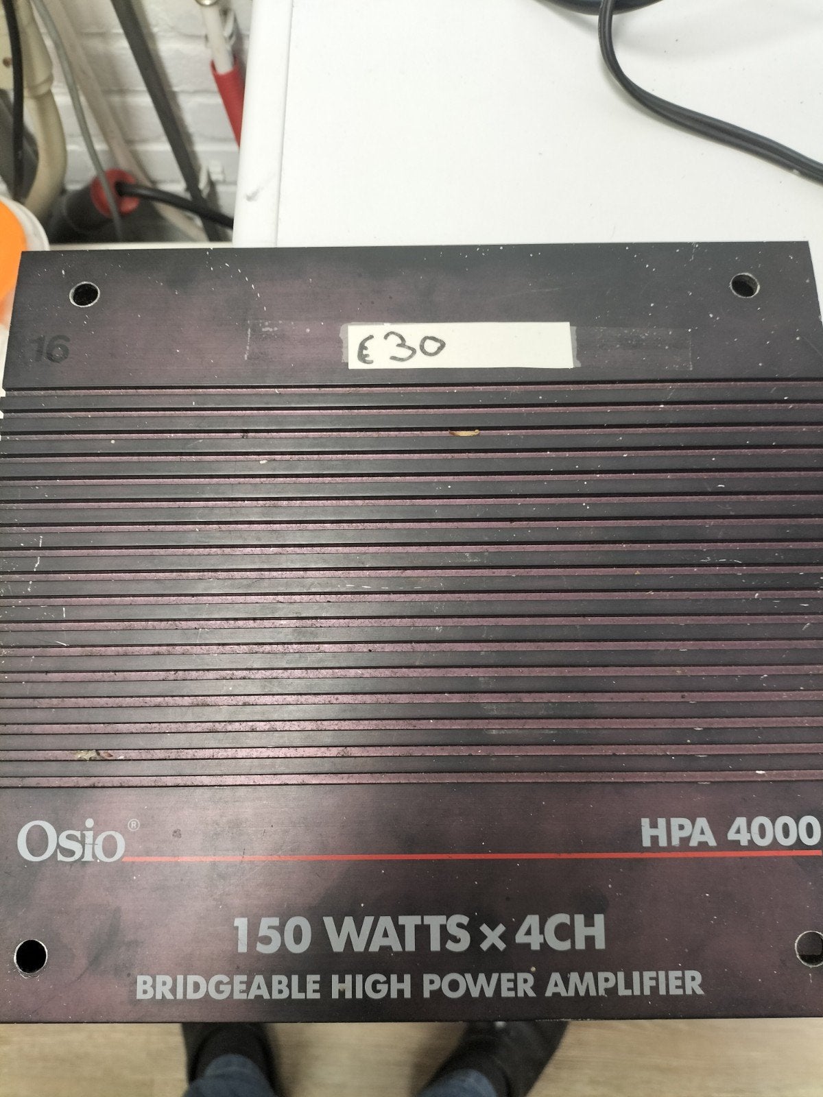 osio 4x150watt versterker, Auto diversen, Ophalen of Verzenden, Gebruikt