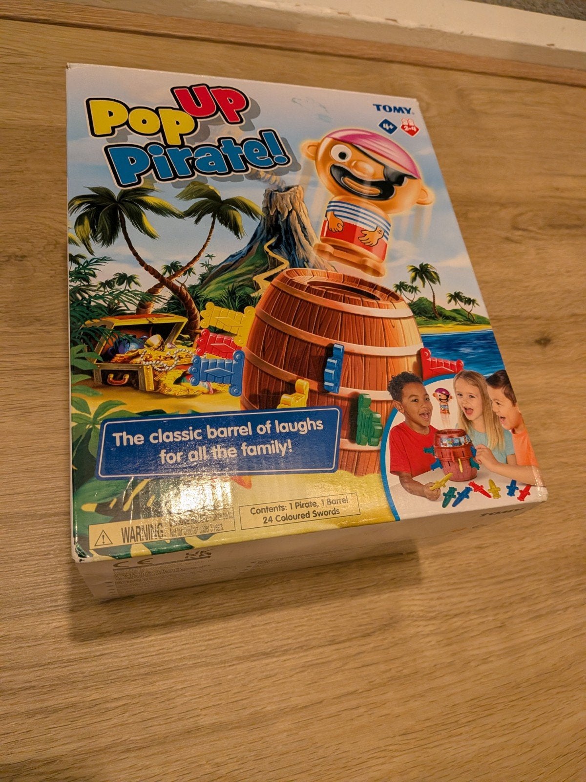 Pop Up Pirate! Gezinsspel van Tomy, Een of twee spelers, Ophalen, Gebruikt, Tomy