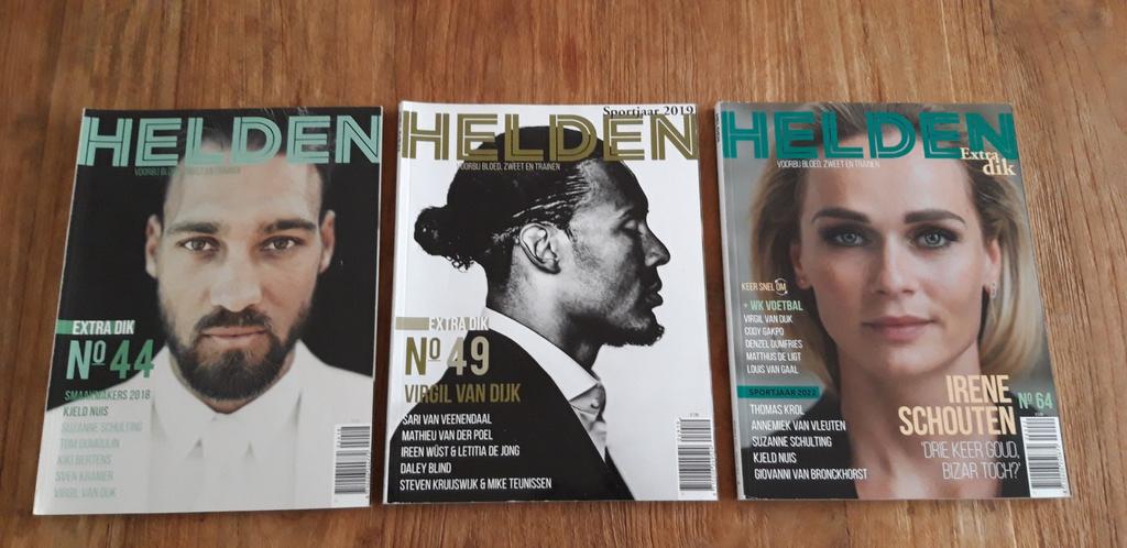 Helden 3 stuks, Ophalen of Verzenden, Gelezen, Sport en Vrije tijd