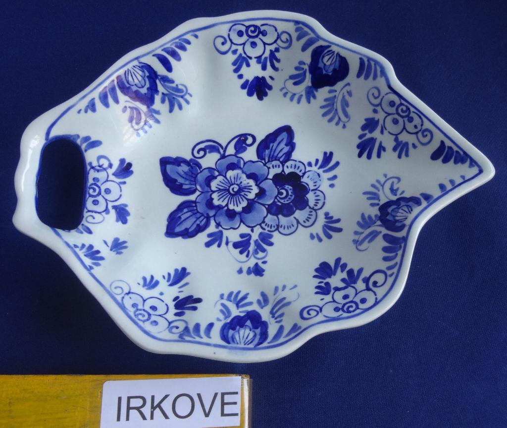 DELFT BLAUW BON BON SCHAALTJE * Bladvorm *, Verzenden