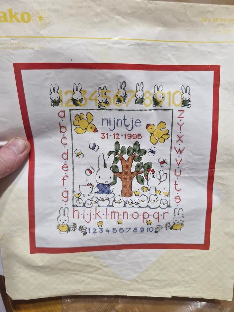 Borduurpatronen voor op de kinderkamer, Ophalen of Verzenden, Gebruikt, Handborduren, Patroon
