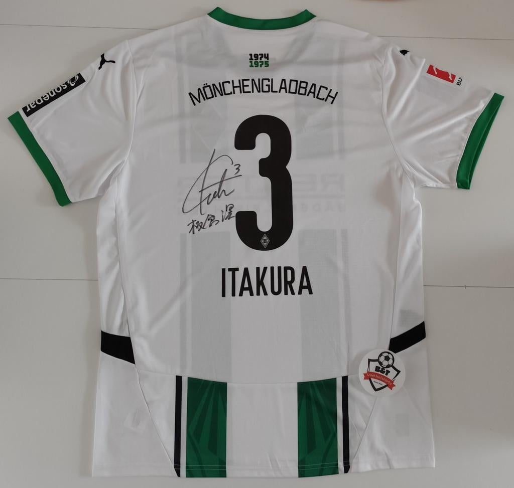 Gesigneerd Borussia Mönchengladbach shirt Itakura, Buitenlandse clubs, Shirt, Verzenden, .