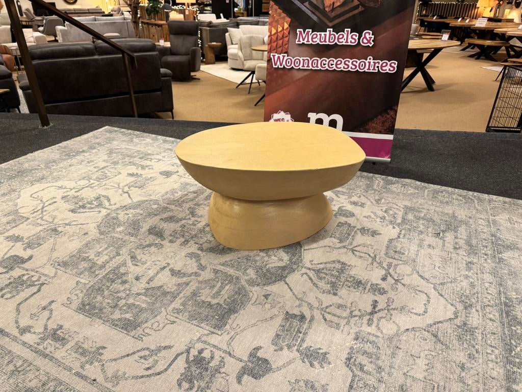 Salontafel Organisch Bobble Naturel Mango Direct leverbaar, 100 tot 150 cm, Nieuw, 50 tot 100 cm, Mwonenenslapen