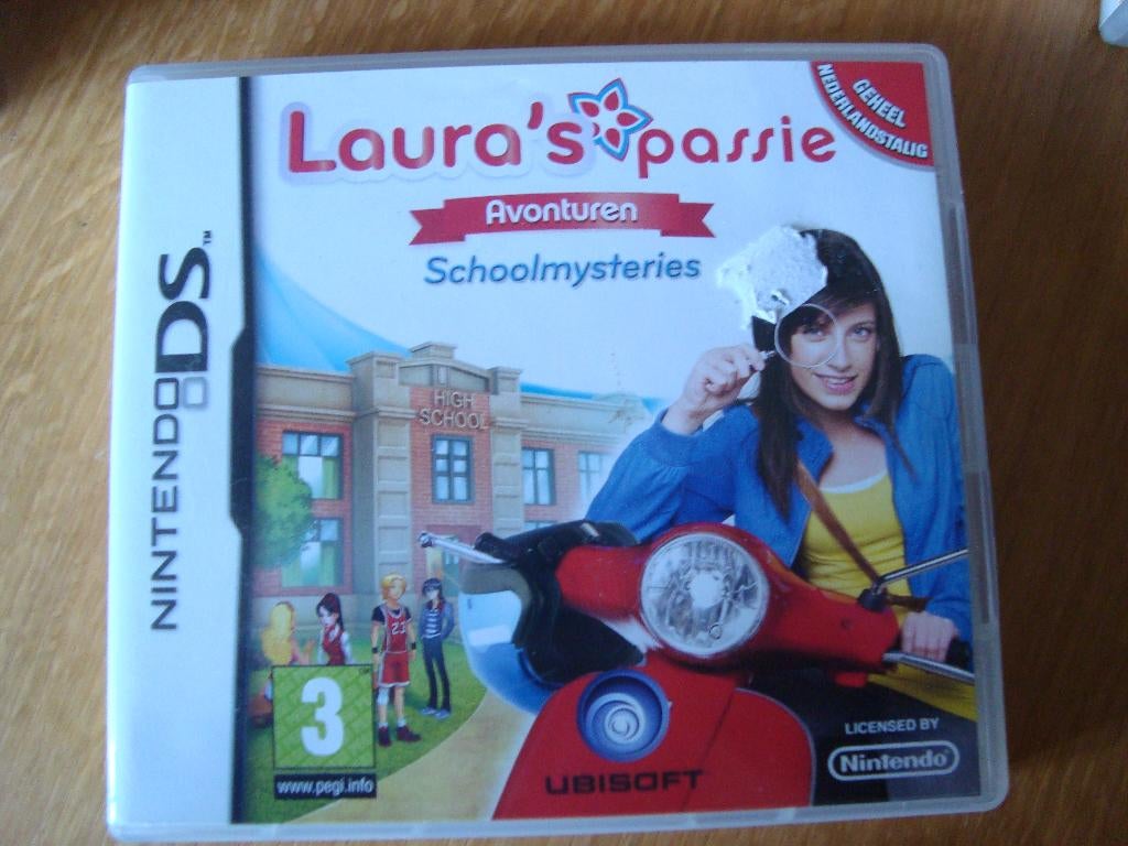 Laura's passie avonturen Schoolmysteries DS Nintendo, 1 speler, Ophalen of Verzenden, Zo goed als nieuw, Vanaf 3 jaar