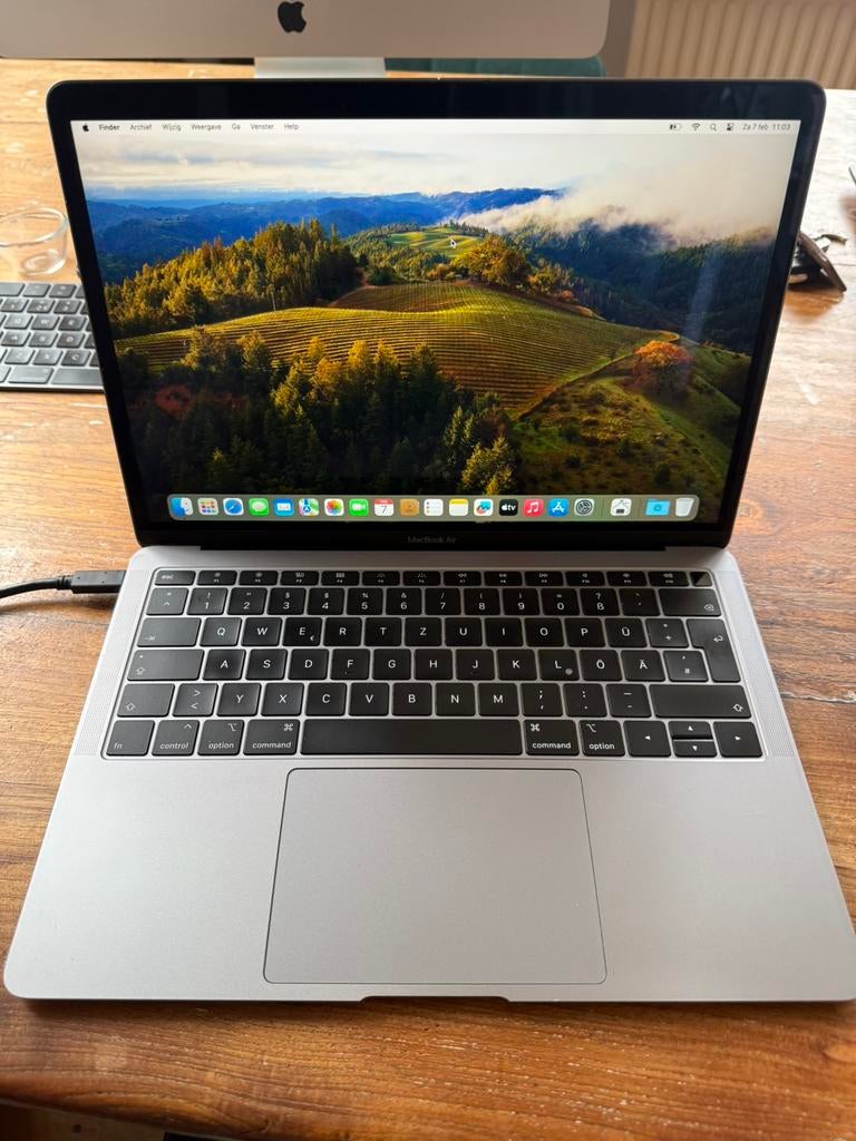 Macbook Air 2018, Computers en Software, Apple Macbooks, Gebruikt, 8 GB, 13 inch, Minder dan 2 Ghz