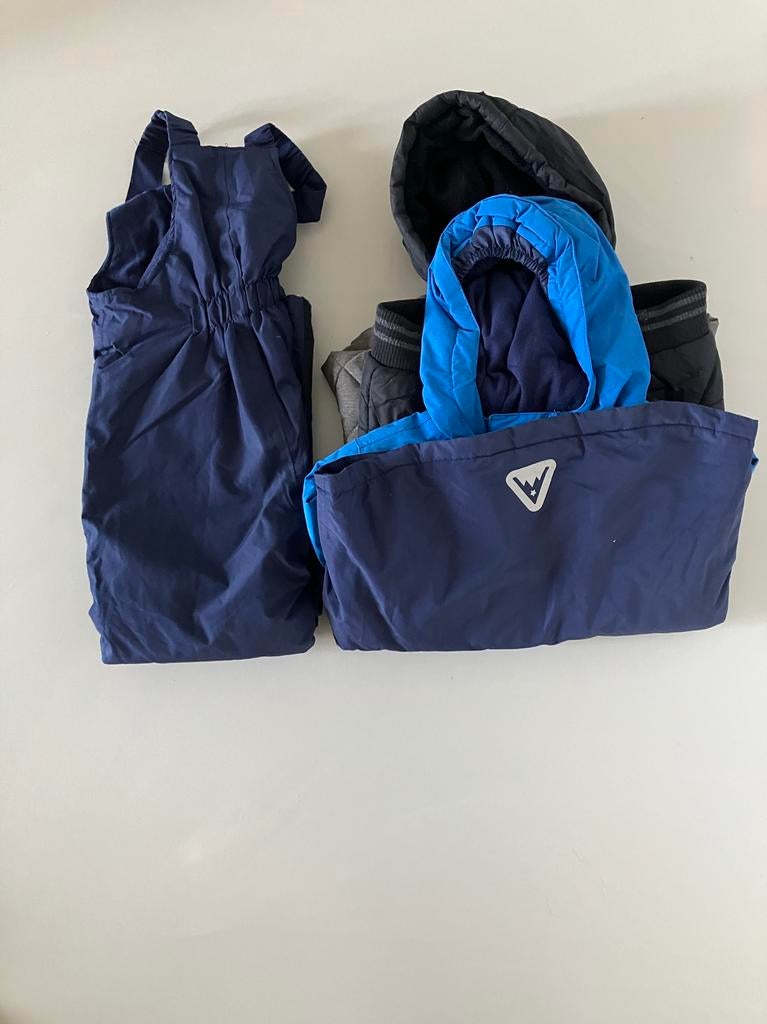 Ski kleding set + winterjas - Maat 110-116, Ophalen of Verzenden, Gebruikt, Jongen, Overige typen
