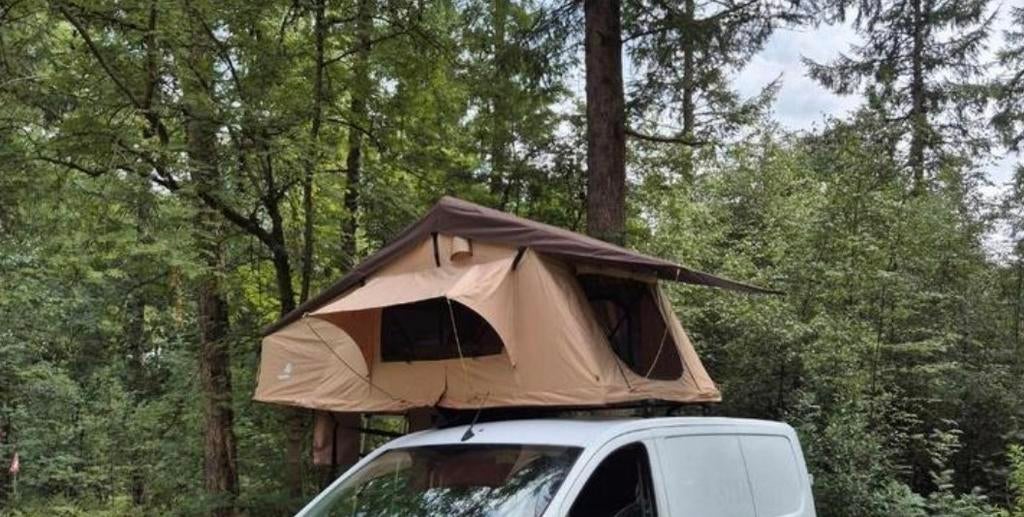 2/3 persoons daktent te huur, Caravans en Kamperen, Tenten, Ophalen of Verzenden, Zo goed als nieuw, Tot en met 4