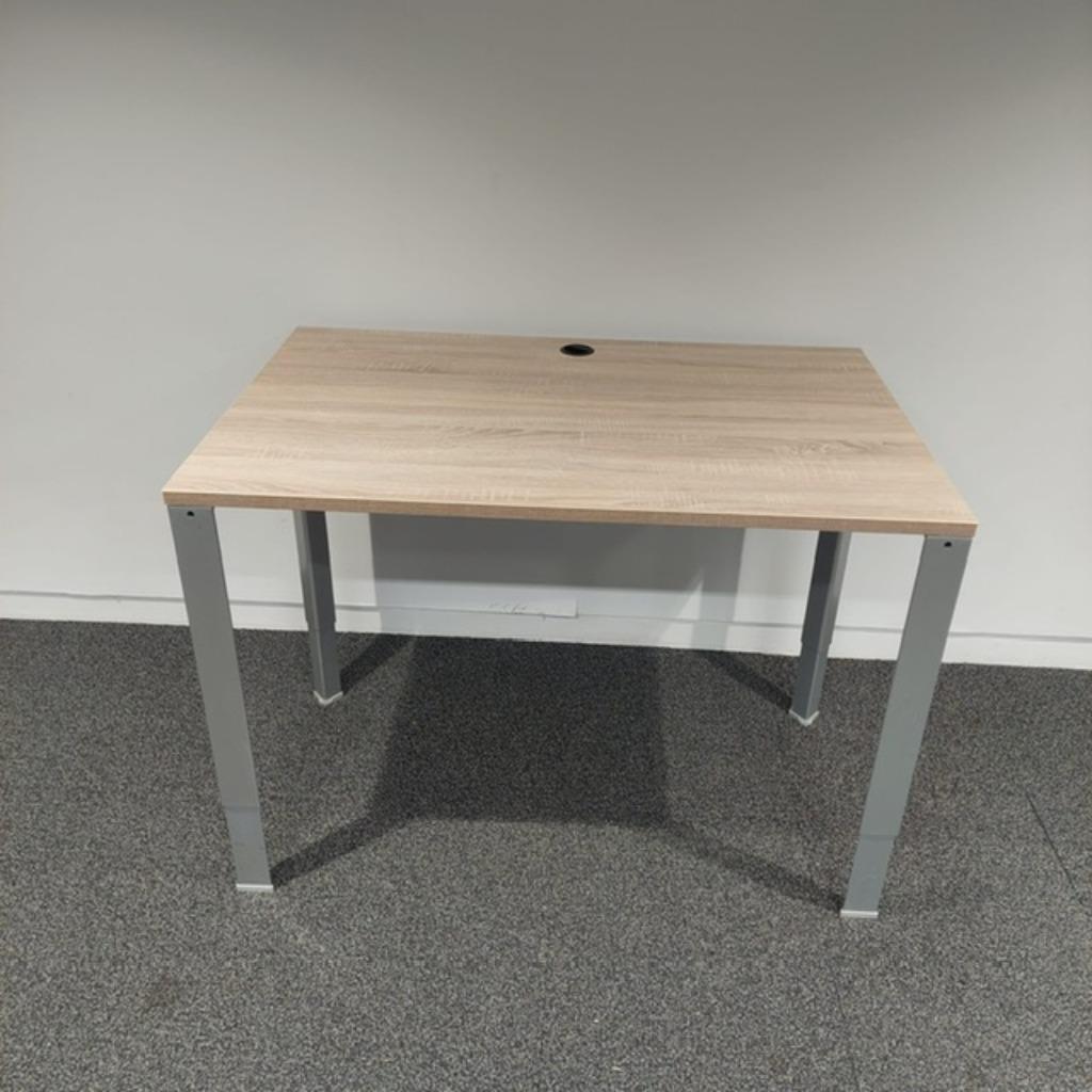 Ahrend bureau met slinger en kabelgoot 120x80xH62-82cm,146st, Ophalen of Verzenden, In hoogte verstelbaar, Gebruikt