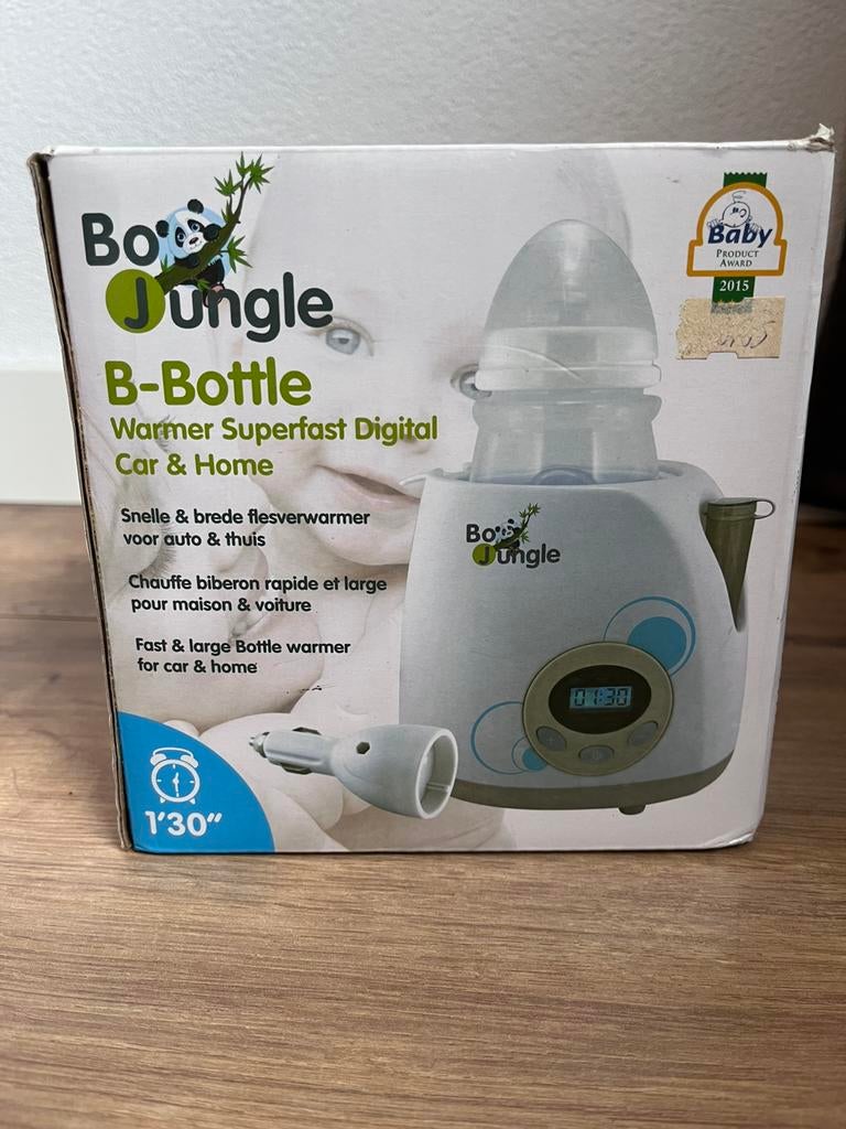 Bo Jungle flesverwarmer voor melk en babyvoeding, Ophalen of Verzenden, Zo goed als nieuw, Flessen- of potjesverwarmer