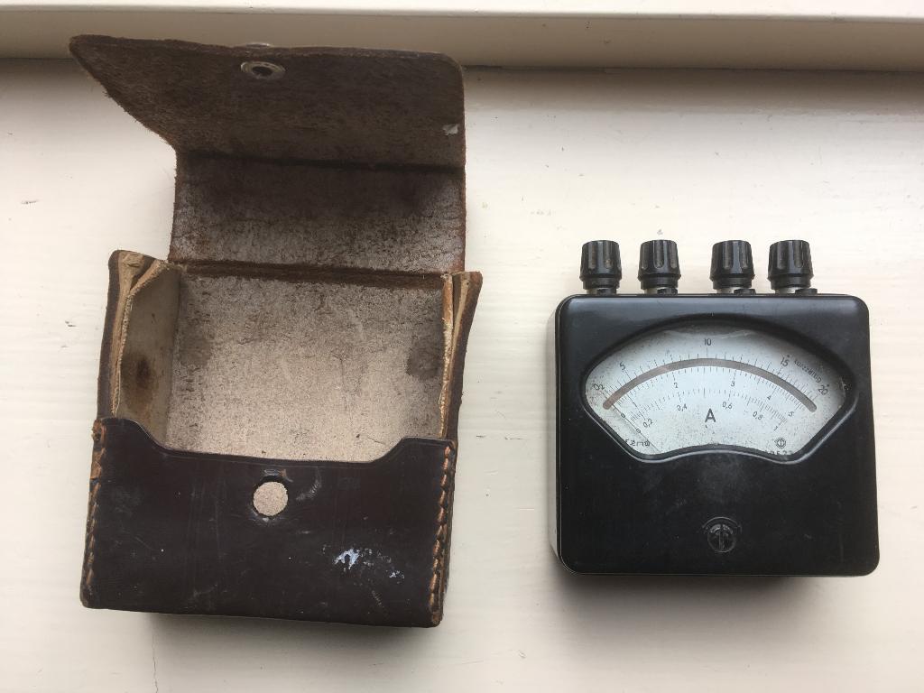 antiek ampere meter, Antiek en Kunst, Ophalen of Verzenden