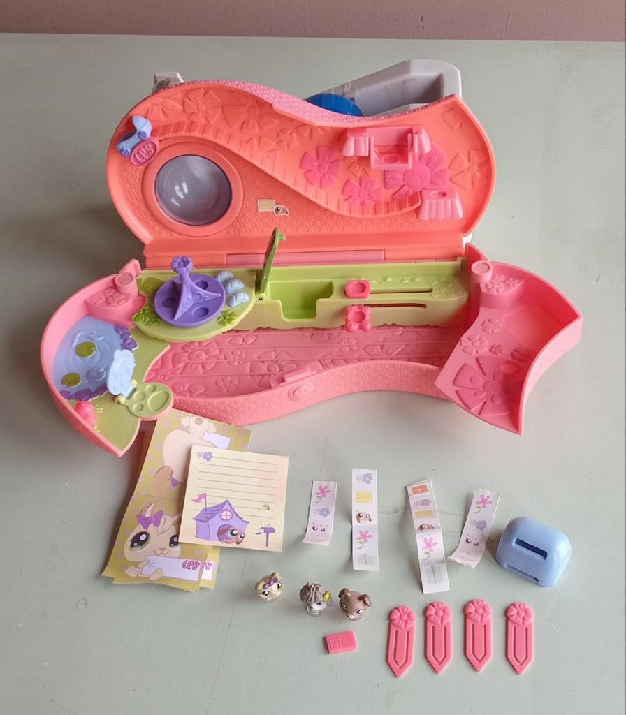 Littlest Pet Shop Teeniest etui mini speelset (etui 2), Ophalen of Verzenden, Gebruikt