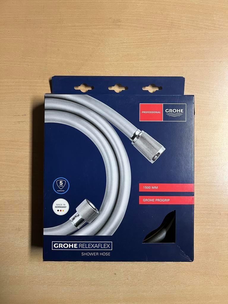 Grohe Relexaflex Professional Doucheslang 150 cm Chroom, Ophalen of Verzenden, Nieuw, Douche