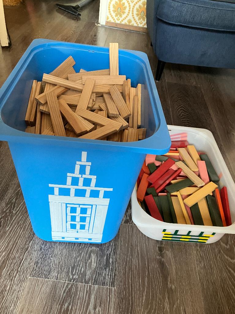 Heel veel originele Kapla (800) + 2 boeken, Ophalen of Verzenden, Gebruikt, Overige merken