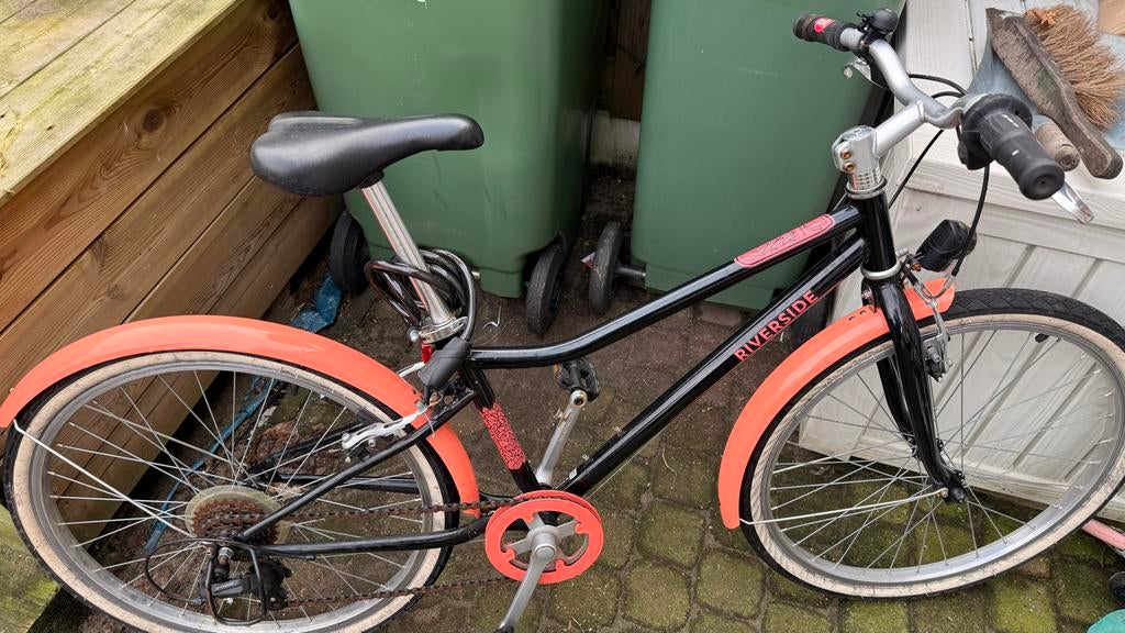Riverside Meisjesfiets zgan - Goed Onderhouden, Fietsen en Brommers, Gebruikt, Versnellingen, Minder dan 49 cm, Ophalen