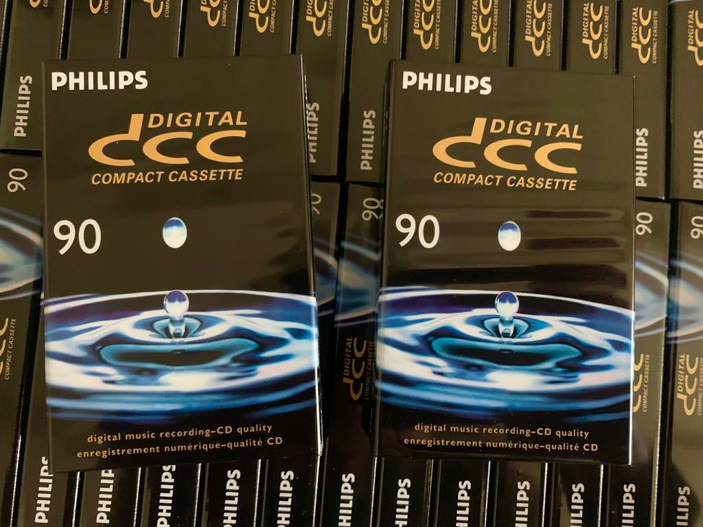 NOS Philips DCC90 druppel Digital Compact Cassettes DCC 90💧, Ophalen of Verzenden, Nieuw in verpakking, Philips, Nvt