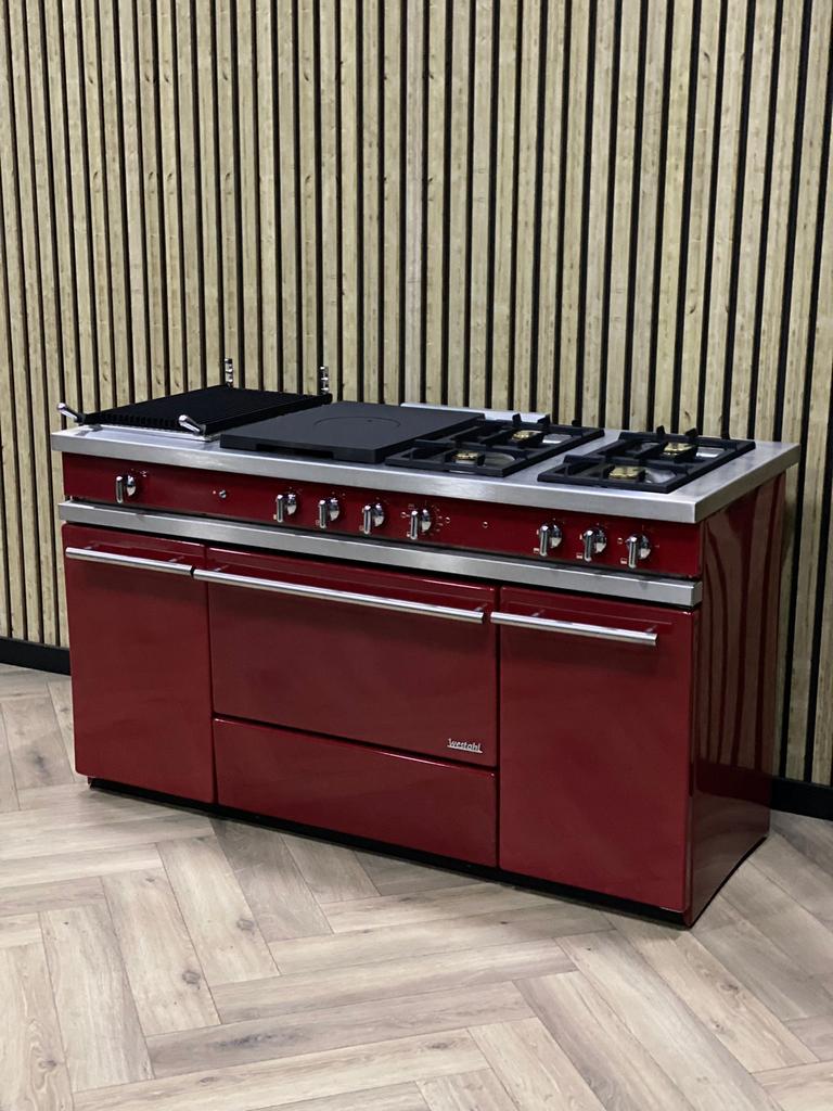 Luxe Lacanche Westahl Fornuis 150cm + Lava + Coup de Feu, Ophalen of Verzenden, Grill, Elektrisch