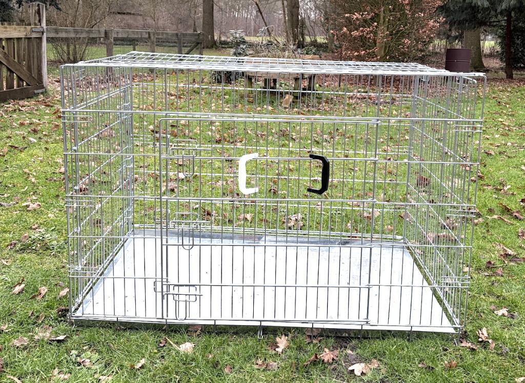 Draad bench / hok / crate voor grote hond, Ophalen, Gebruikt