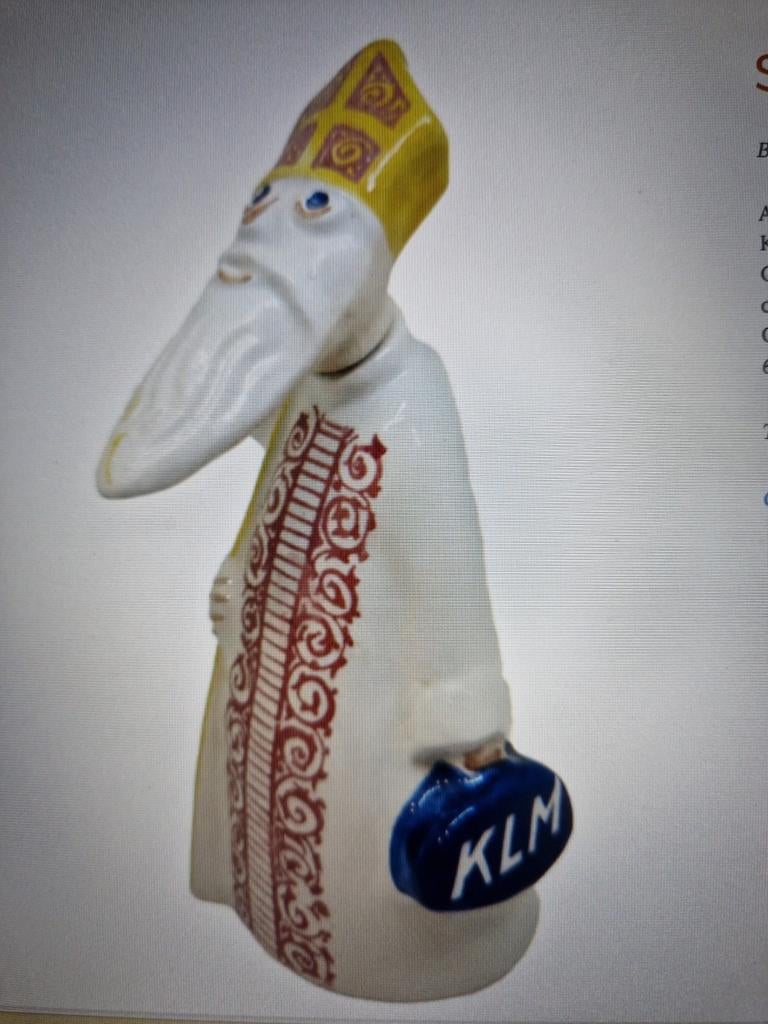 Bols KLM Sinterklaas gezocht?, Verzamelen, Merken en Reclamevoorwerpen, Ophalen of Verzenden, Zo goed als nieuw, Reclamebord