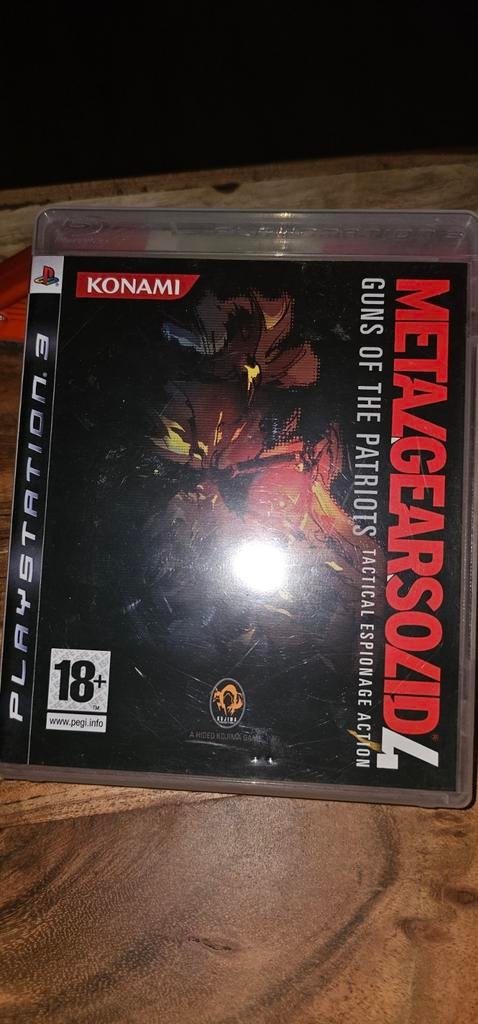 Metal Gear Solid 4: Guns of the Patriots - PS3, Spelcomputers en Games, Games | Sony PlayStation 1, Avontuur en Actie, Gebruikt