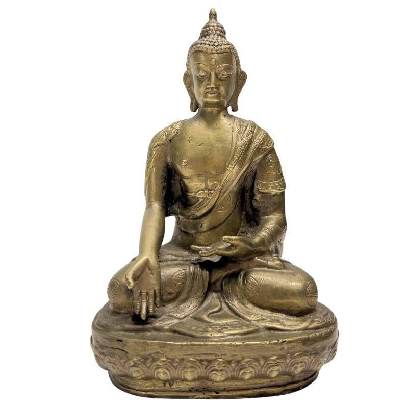 Chinees Bronzen Boeddhabeeld – Late Qing Periode – Lot 458, Ophalen of Verzenden, Gebruikt