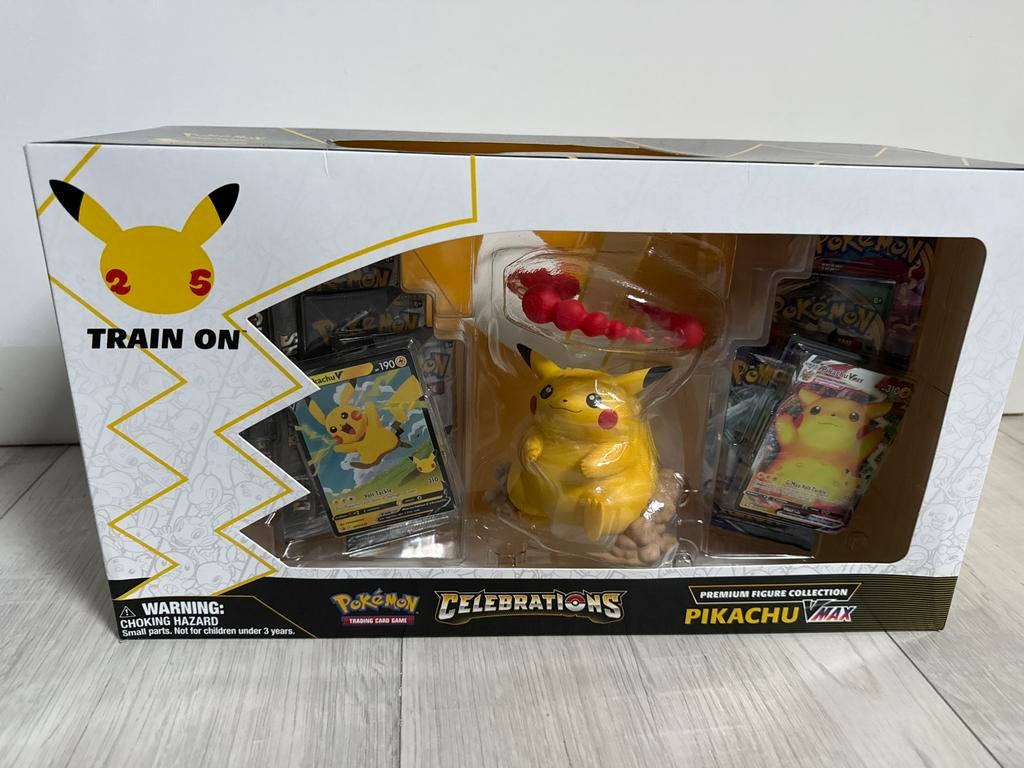Pokemon Celebrations Premium Figure Collection Pikachu Vmax, Ophalen of Verzenden, Nieuw
