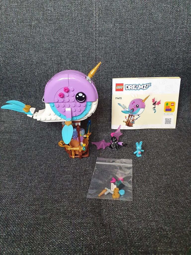 Lego Dreamz Narwal Luchtballon 71472, Ophalen of Verzenden, Gebruikt, Complete set, Lego