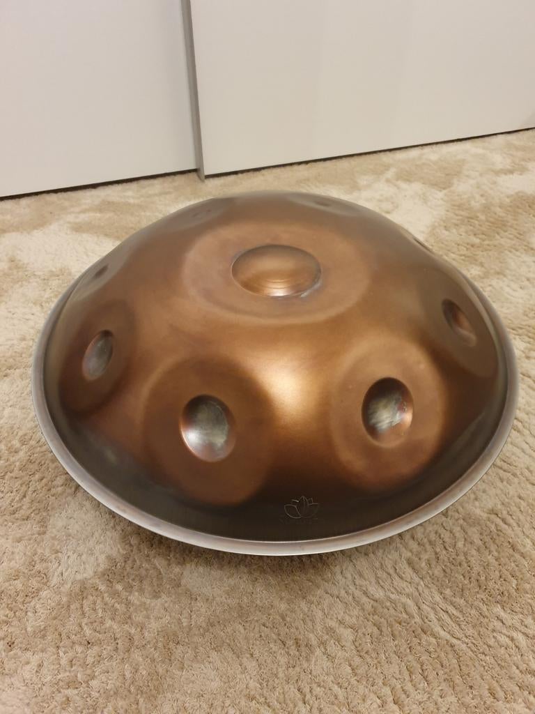 Sunyata Handpan E mineur 17 noten ember steel, Muziek en Instrumenten, Percussie, Ophalen, Zo goed als nieuw, Melodische percussie