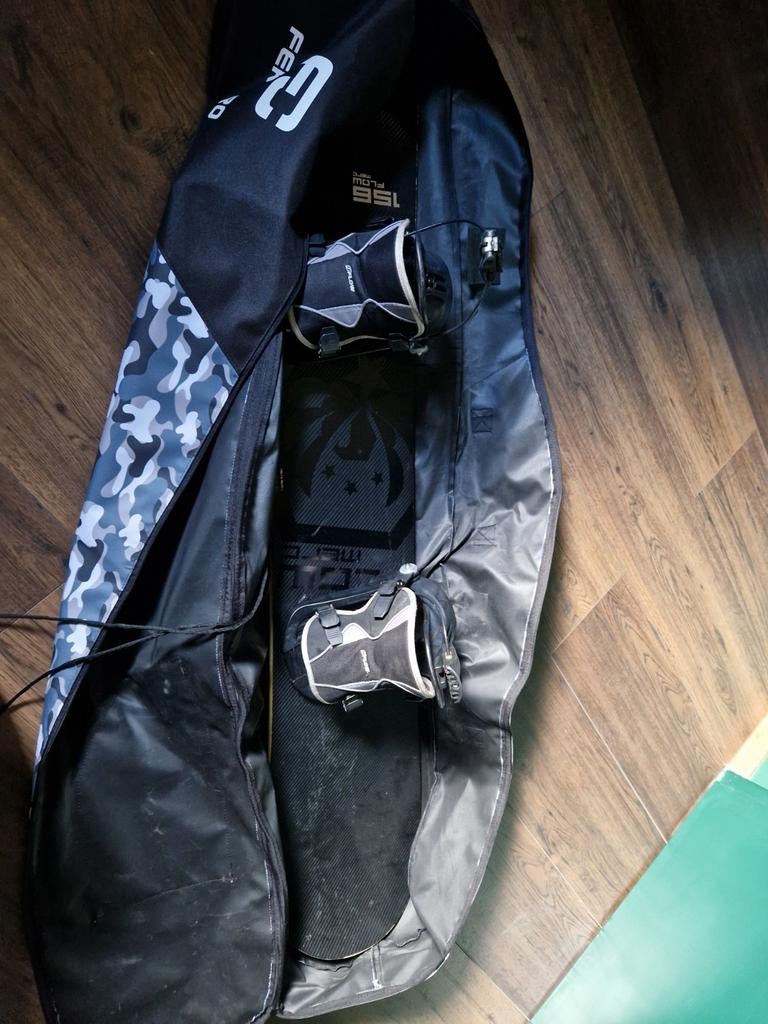 Zeer compleet snowboard set 156 en maat 43 schoenen, Sport en Fitness, Snowboarden, Ophalen of Verzenden, Board