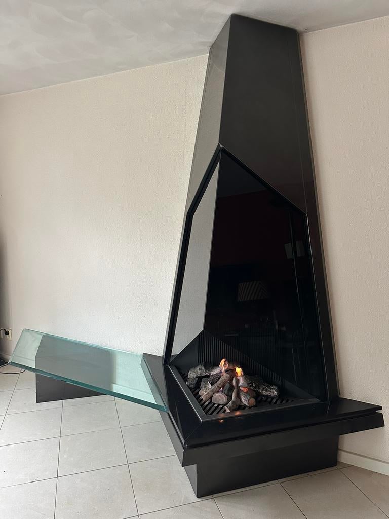 Boley Open Haard (Gas), Ophalen, Zo goed als nieuw, Vrijstaande haard, Gashaard