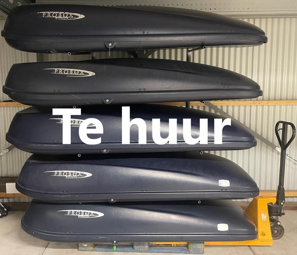 Dakkoffer Skibox te huur Hapro 655 liter XXL, Ophalen, Zo goed als nieuw