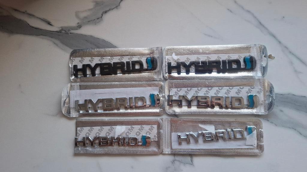 Toyota "Hybrid" Emblemen, Auto diversen, Tuning en Styling, Ophalen of Verzenden