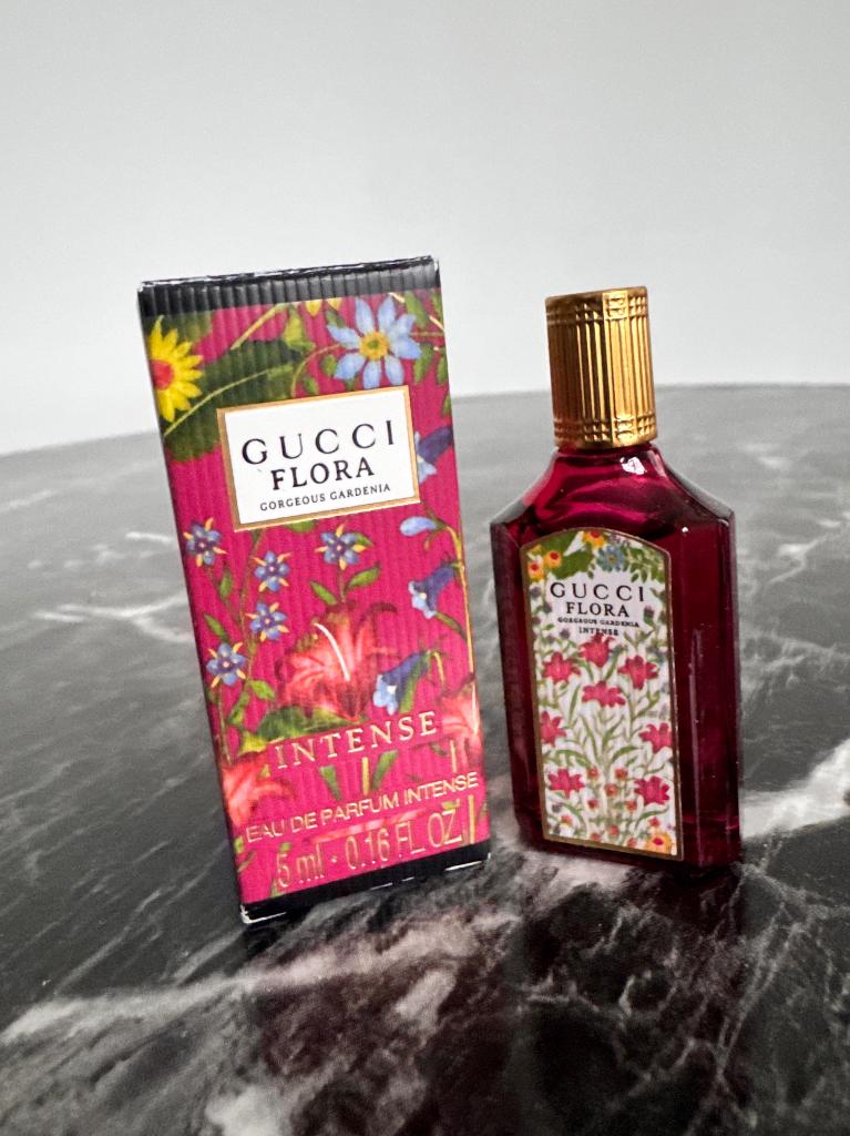 Mini Gucci Flora EDP Intense 5 ml miniatuur parfum, Ophalen of Verzenden, Nieuw